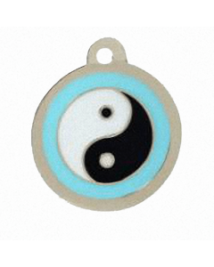 BowWowMeow Tiermarke 'Design', "Ying und Yang", Hellblau, klein