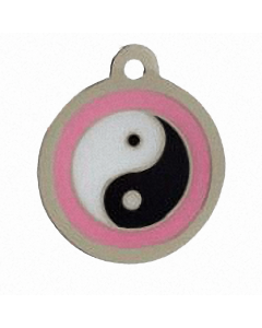 BowWowMeow Tiermarke 'Design', "Ying und Yang", Rosa, klein
