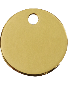 RedDingo Tiermarke aus Messing, "Kreis", klein