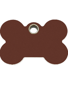 RedDingo Tiermarke aus Kunststoff, "Knochen", Braun, klein