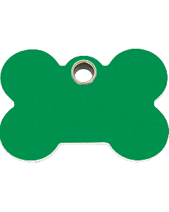 RedDingo Tiermarke aus Kunststoff, "Knochen", Grün, klein