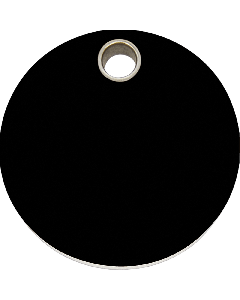 RedDingo Tiermarke aus Kunststoff, "Kreis", Schwarz, klein