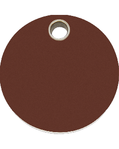 RedDingo Tiermarke aus Kunststoff, "Kreis", Braun, klein