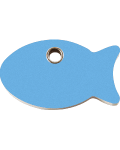 RedDingo Tiermarke aus Kunststoff, "Fisch", Hellblau, klein
