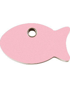 RedDingo Tiermarke aus Kunststoff, "Fisch", Rosa, klein