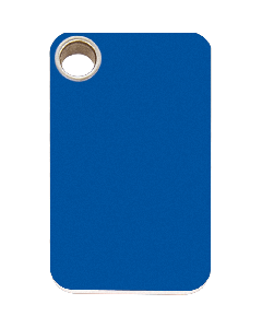 RedDingo Tiermarke aus Kunststoff, "Rechteck", Blau, klein