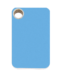 RedDingo Tiermarke aus Kunststoff, "Rechteck", Hellblau, klein
